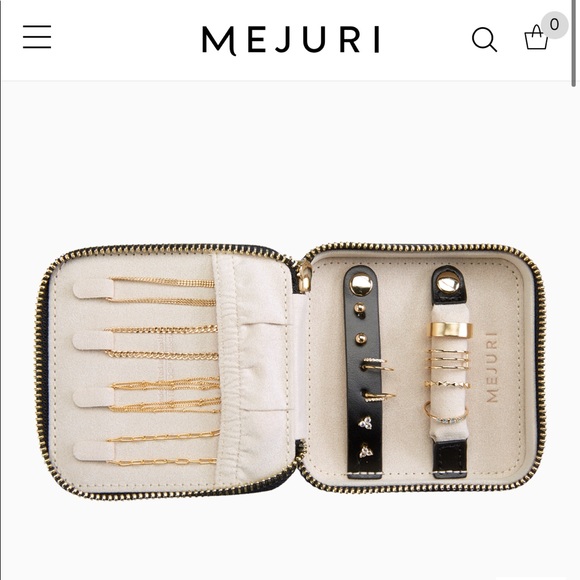 Mejuri Accessories - Mejuri Leather Jewelry Travel Case